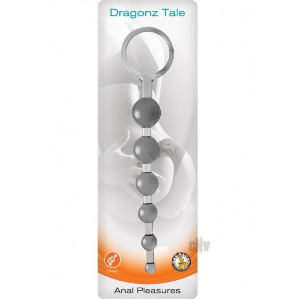 Dragonz Tail Anal Pleasures Smoke - Anal Beads