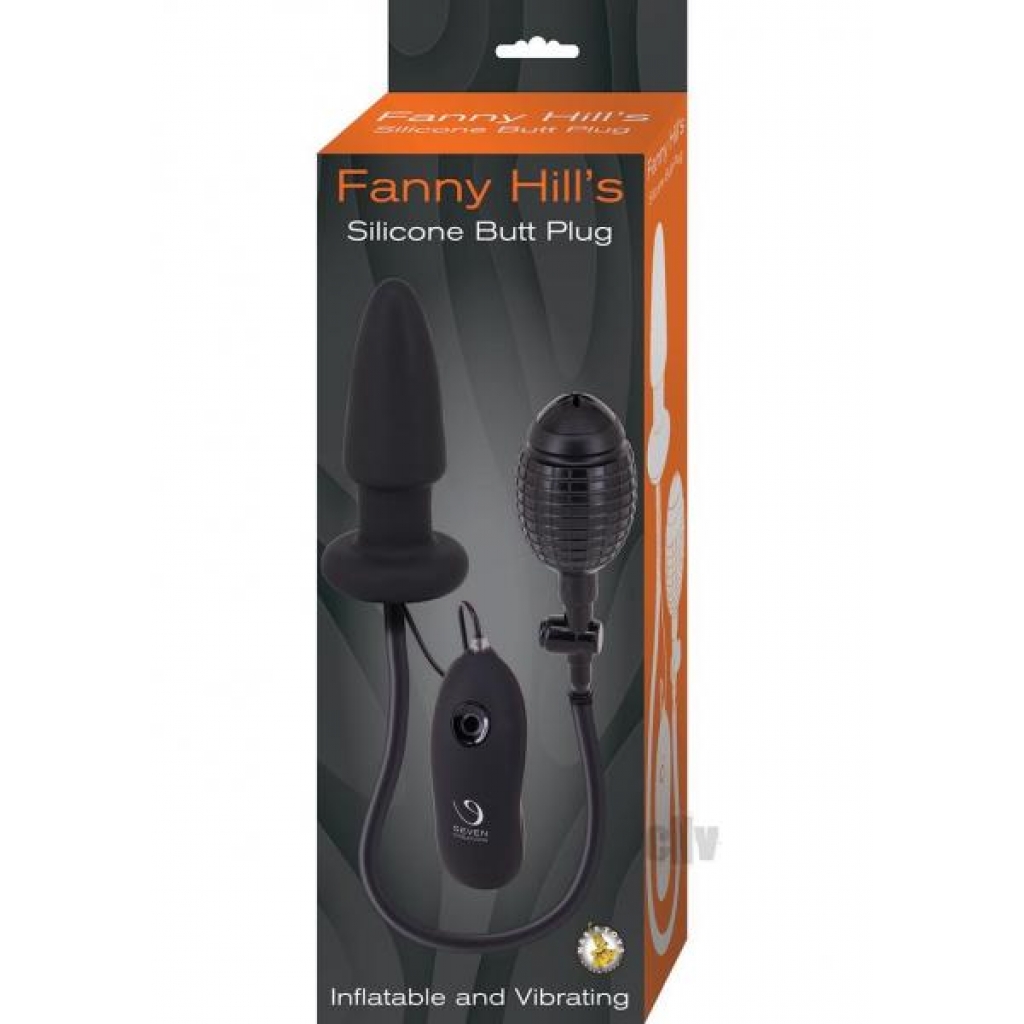 Fanny Hills Silicone Butt Plug Black - Anal Plugs