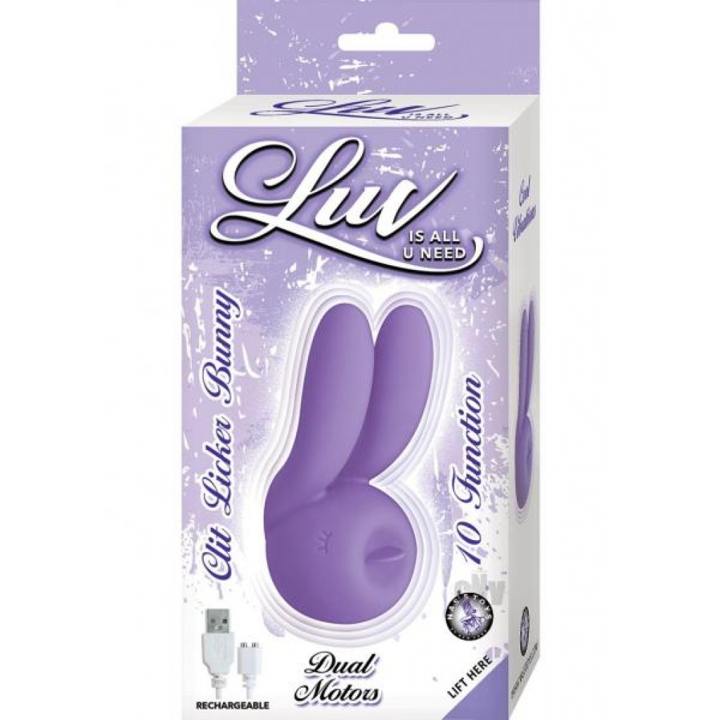 Luv Clit Licker Bunny Purple - Clit Cuddlers