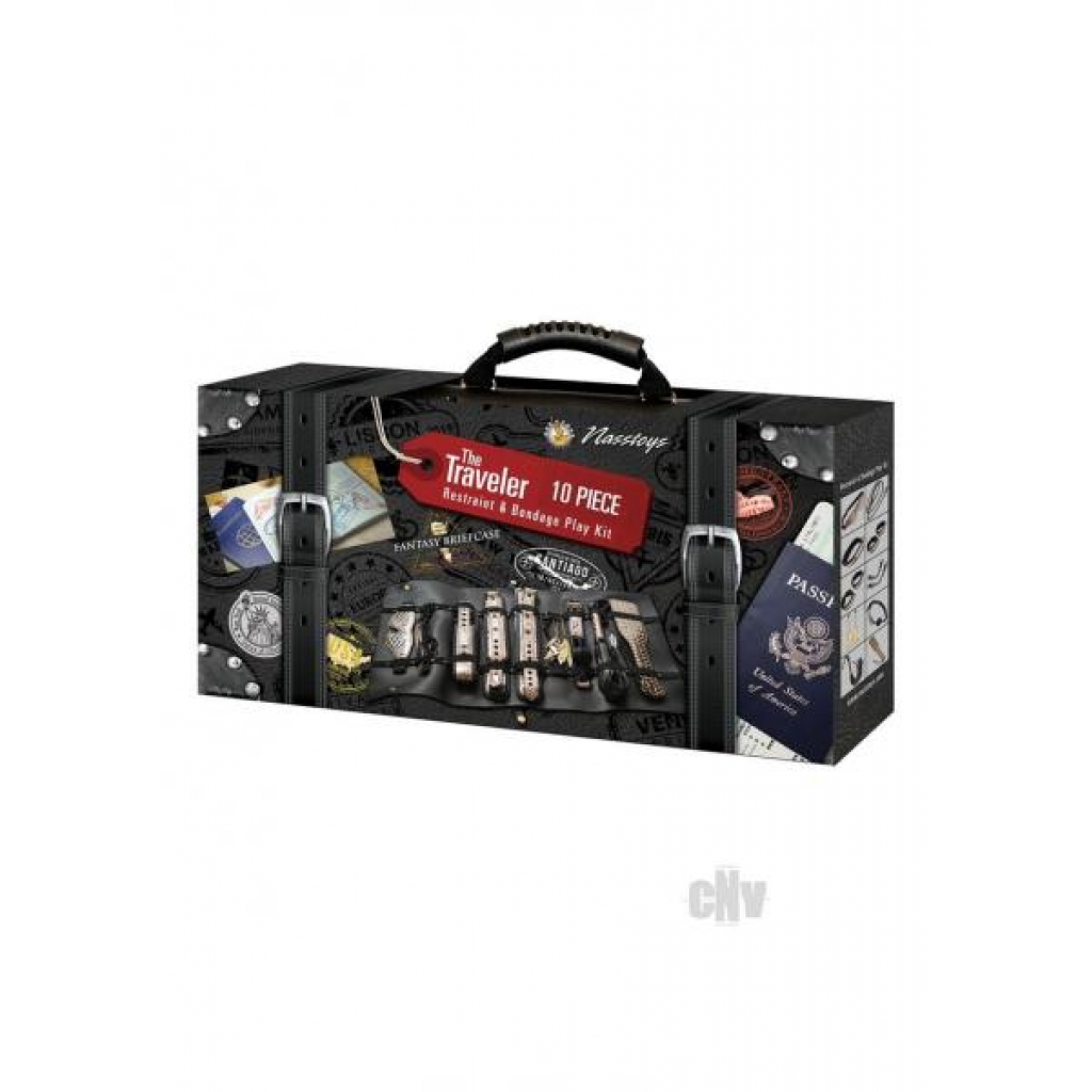 The Traveler Play Kit Gold/black - BDSM Kits