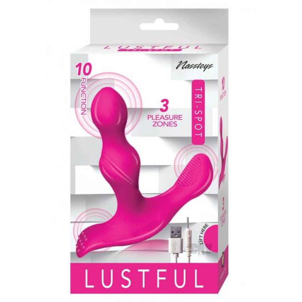 Lustful Tri Spot Pink - Prostate Toys
