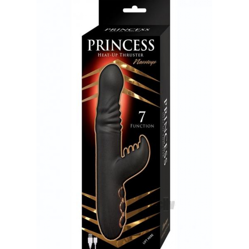 Princess Heat Up Thruster Black - Rabbit Vibrators