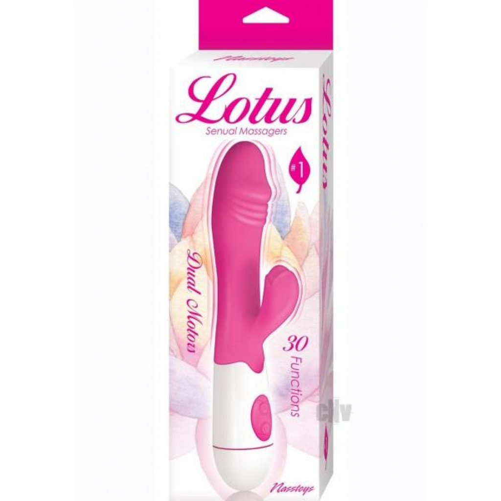 Lotus Sensual Massager 1 Pink - Rabbit Vibrators