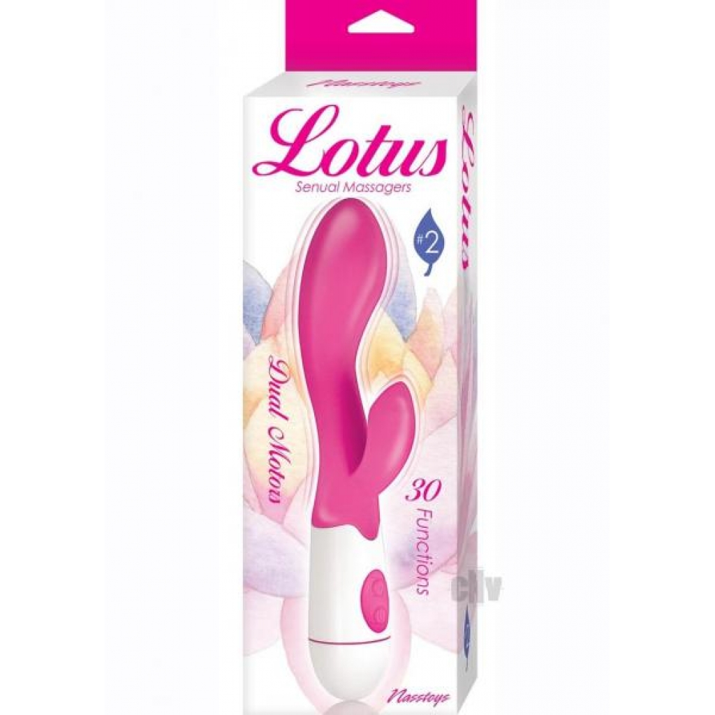 Lotus Sensual Massager 2 Pink - Rabbit Vibrators