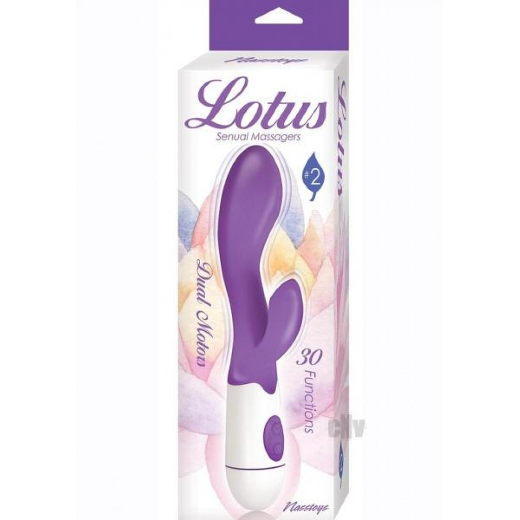 Lotus Sensual Massager 2 Purple - Rabbit Vibrators