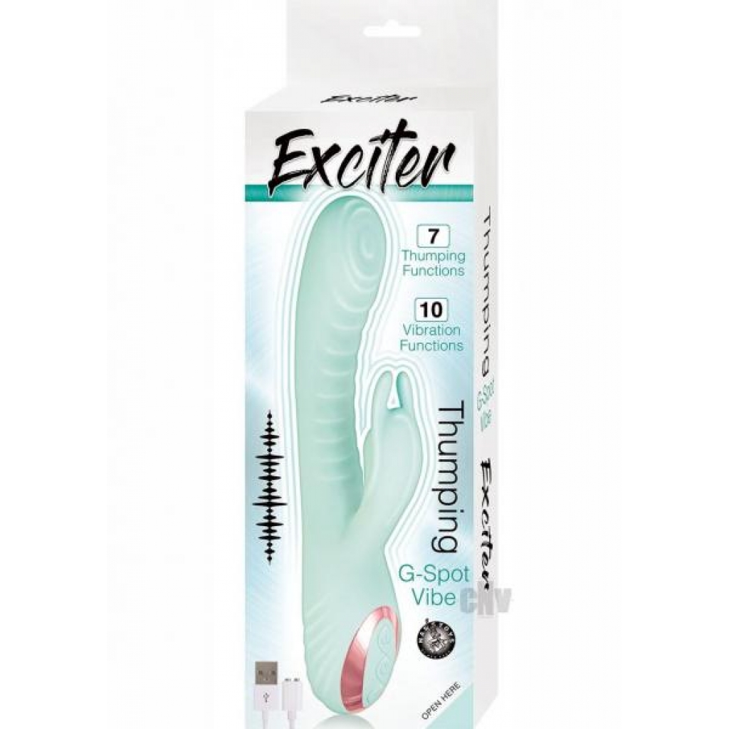 Exciter Thumping Gspot Vibe Aqua - G-Spot Vibrators