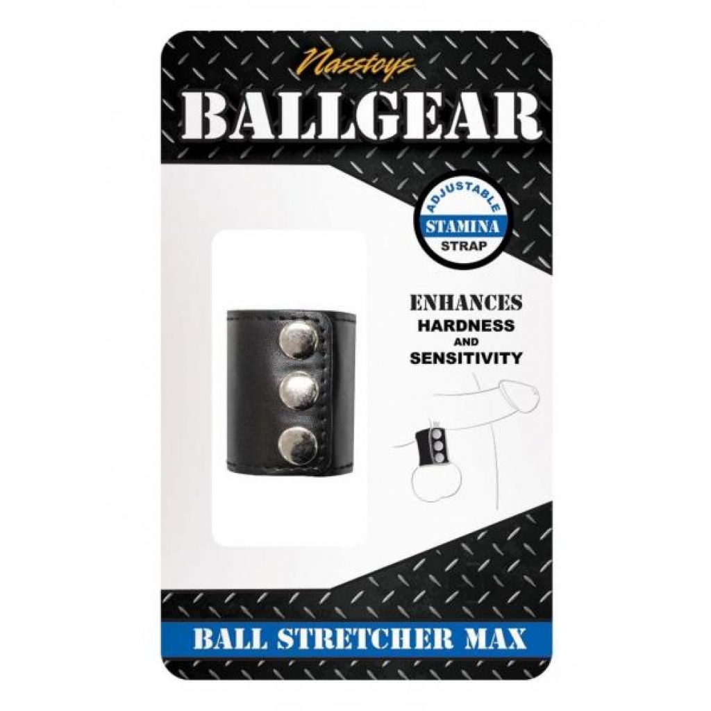 Ballgear Ball Stretcher Max Black - Mens Cock & Ball Gear