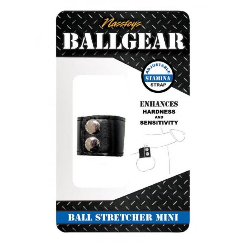 Ballgear Ball Stretcher Mini Black - Mens Cock & Ball Gear