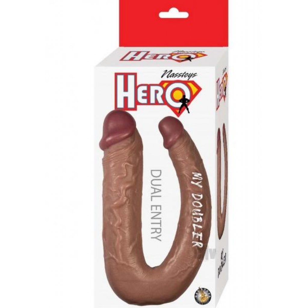 Hero My Doubler Brown - Double Dildos