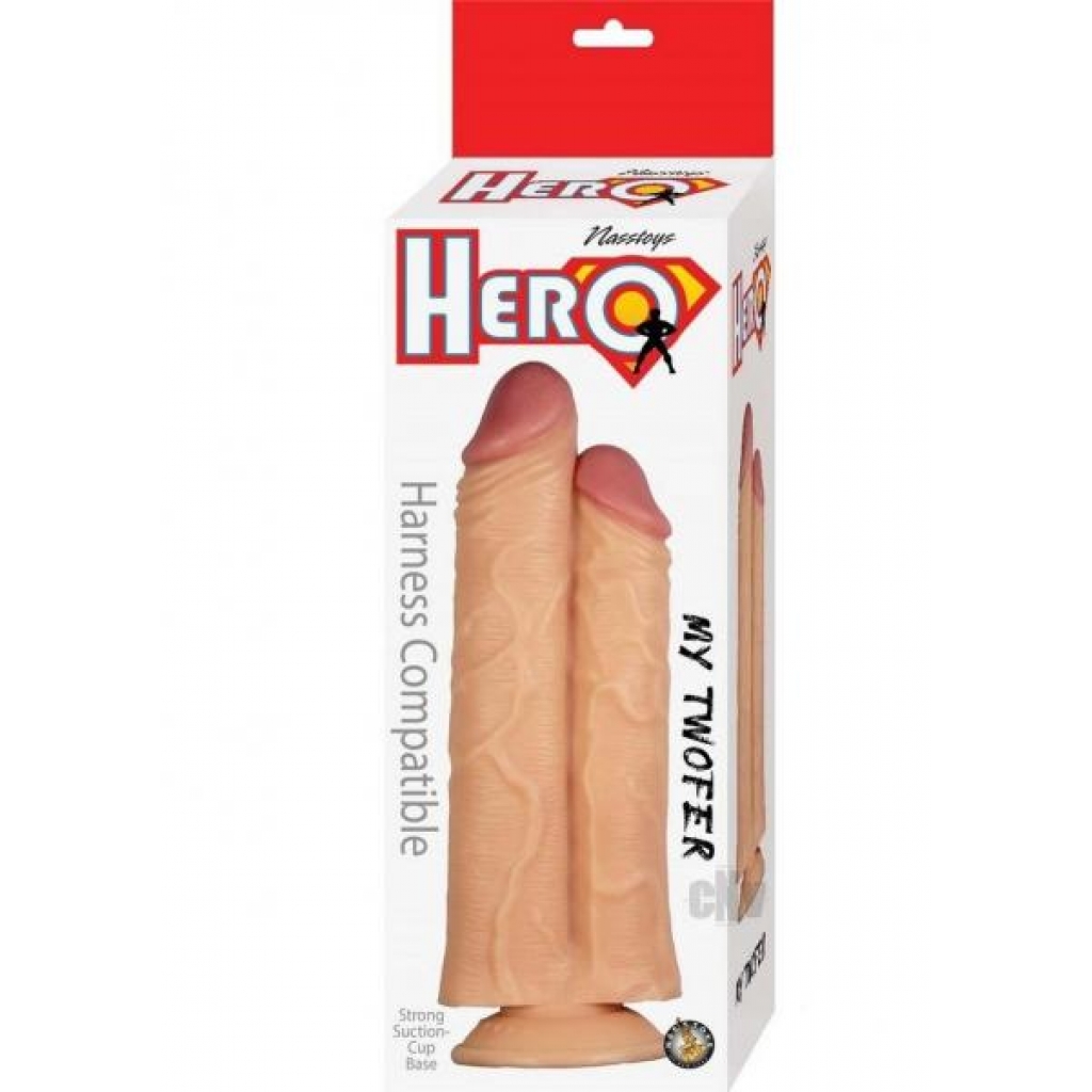 Hero My Twofer White - Double Dildos