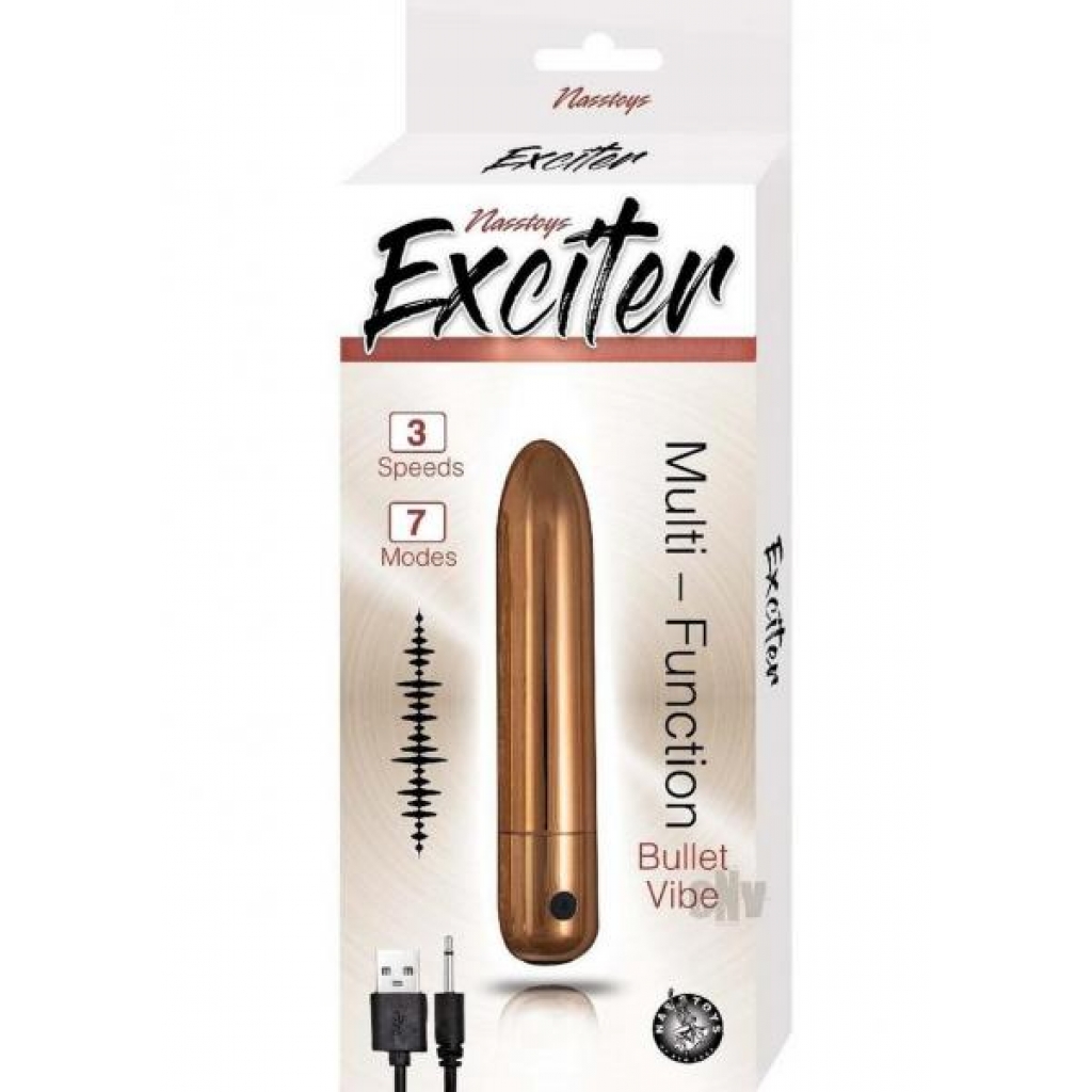 Exciter Multi Function Bullet Copper - Bullet Vibrators