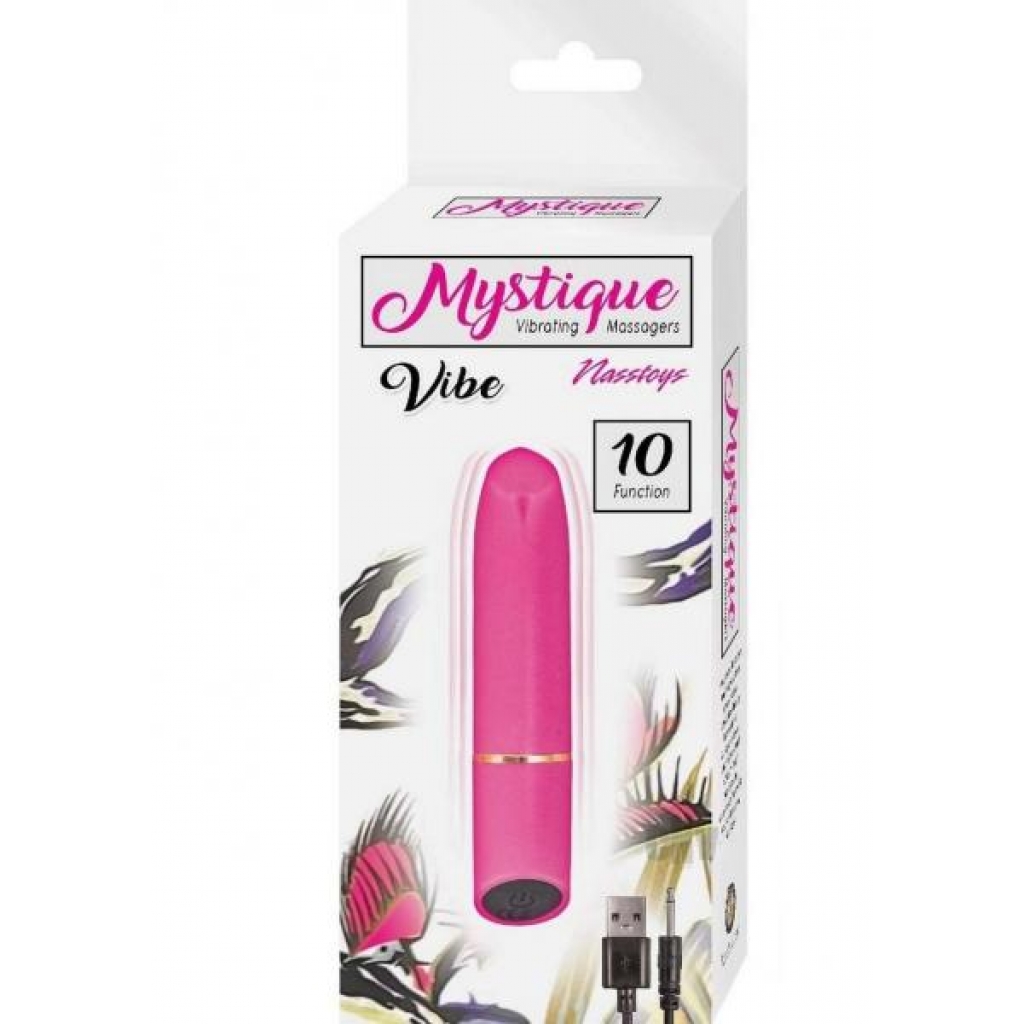 Mystique Vibrating Massager Pink - Bullet Vibrators