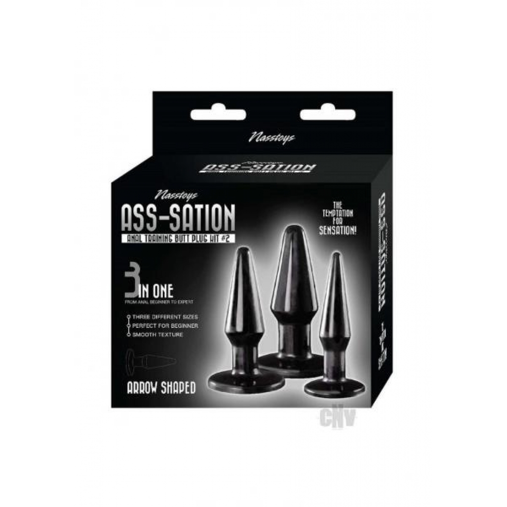 Ass-sation Kit 2 Black - Anal Trainer Kits