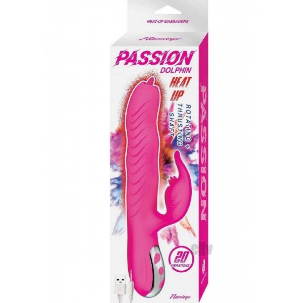 Passion Dolphin Heat Up Pink - Rabbit Vibrators