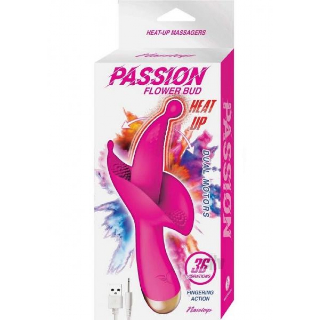 Passion Flower Bud Heat Up Pink - G-Spot Vibrators