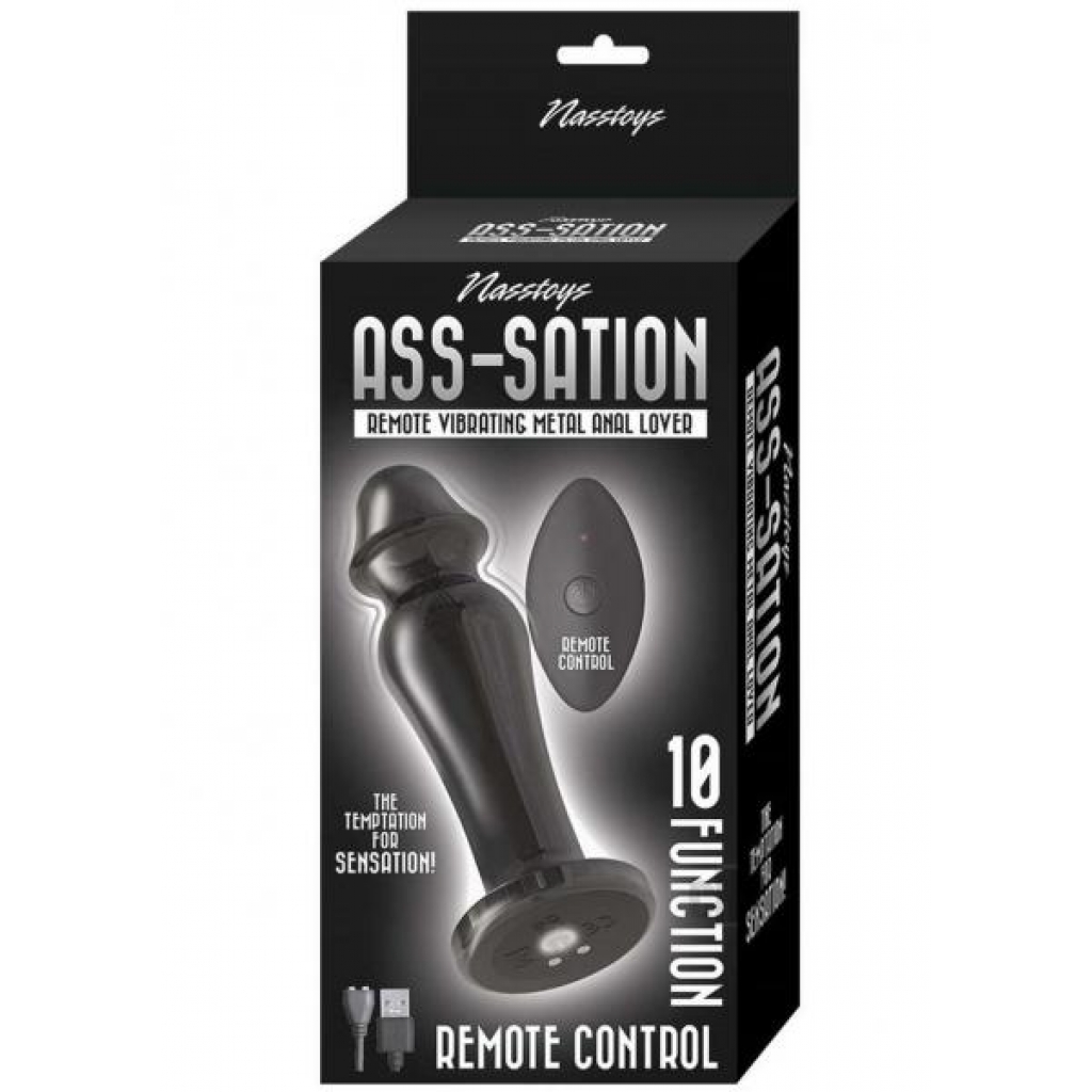 Ass-sation Remote Metal Anal Lover - Black