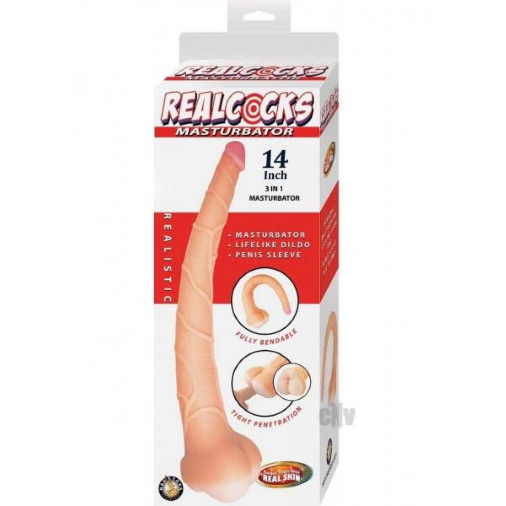 Realcocks Masturbator 14 White - Extreme Dildos