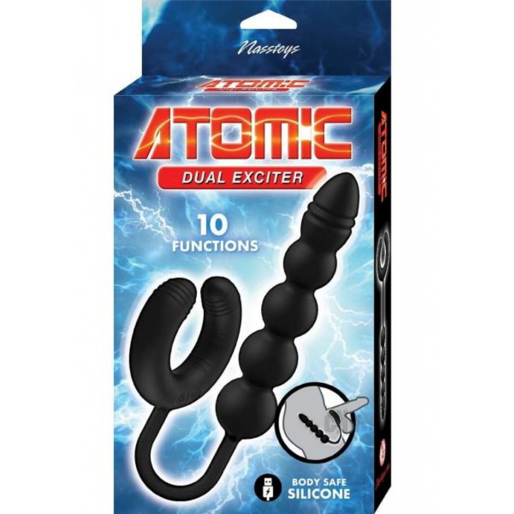 Atomic Dual Exciter Black - Anal Beads