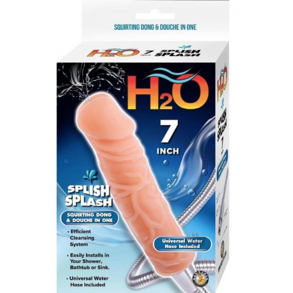 H2o Splish Splash 7 White - Realistic Dildos & Dongs