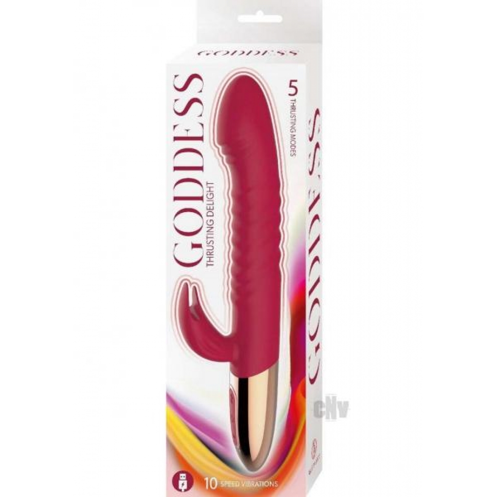 Goddess Thrusting Delight Red - G-Spot Vibrators Clit Stimulators