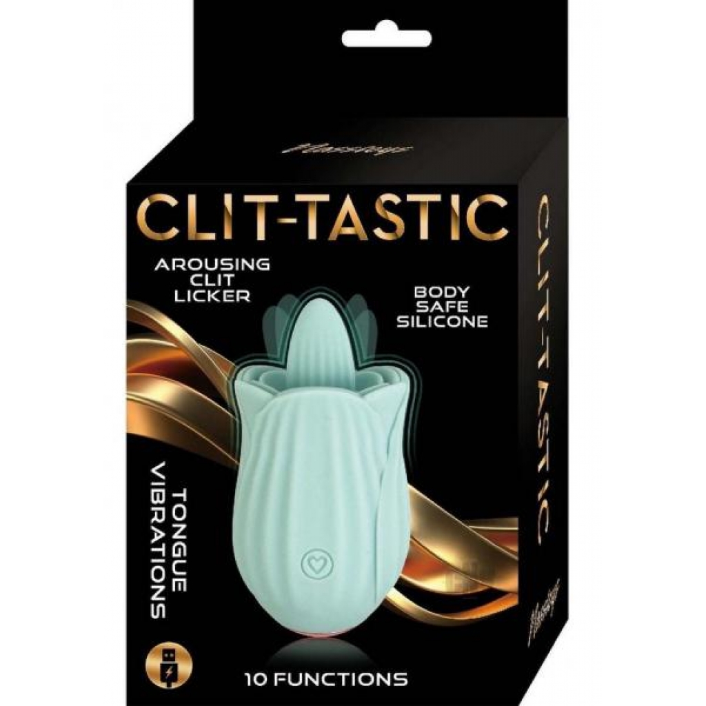 Clit-tastic Arousing Clit Licker Aqua - Tongues