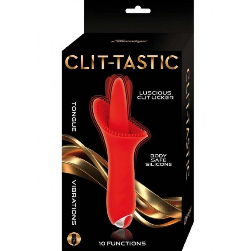 Clit Tastic Luscious Clit Licker Red - Tongues