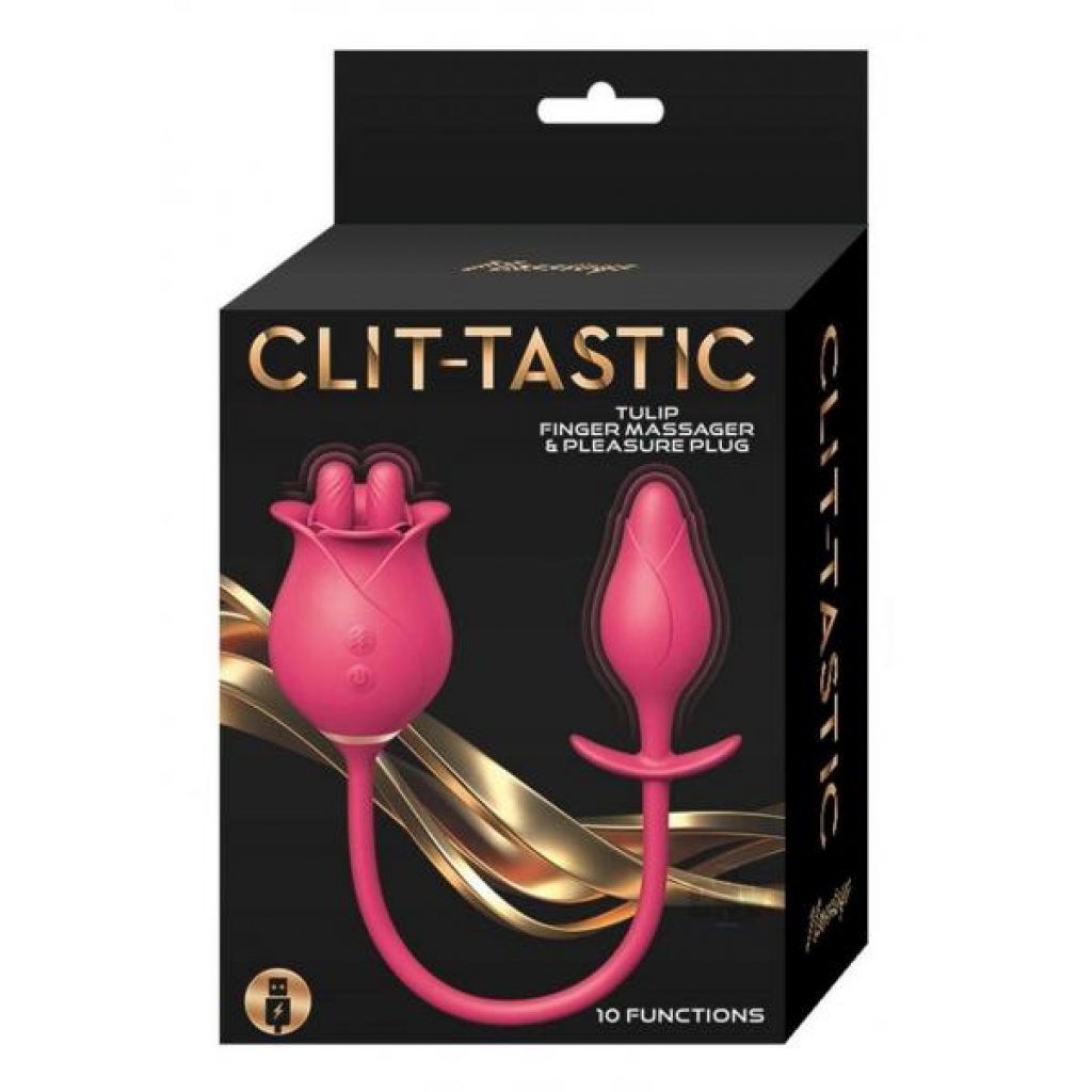 Clit Tastic Tulip / Pleasure Plug Rd - Clit Suckers & Oral Suction