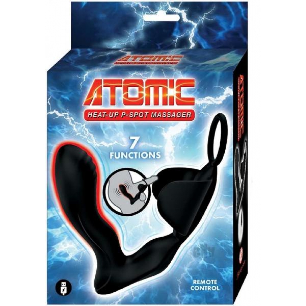 Atomic Heat Up Pspot Massager Blk - Prostate Massagers