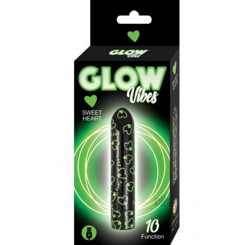 Glow Vibes Sweet Heart Blk/grn - Traditional