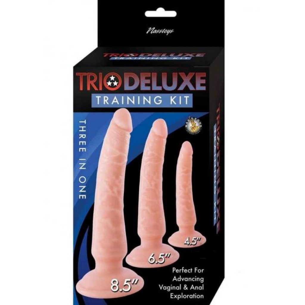 Trio Deluxe Training Kit White - Anal Trainer Kits