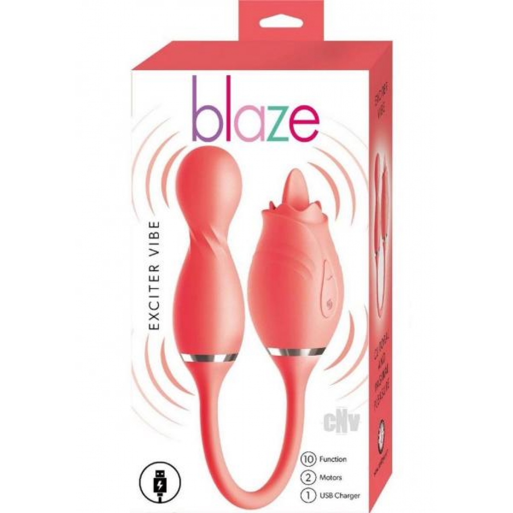 Blaze Exciter Vibe Coral - G-Spot Vibrators Clit Stimulators