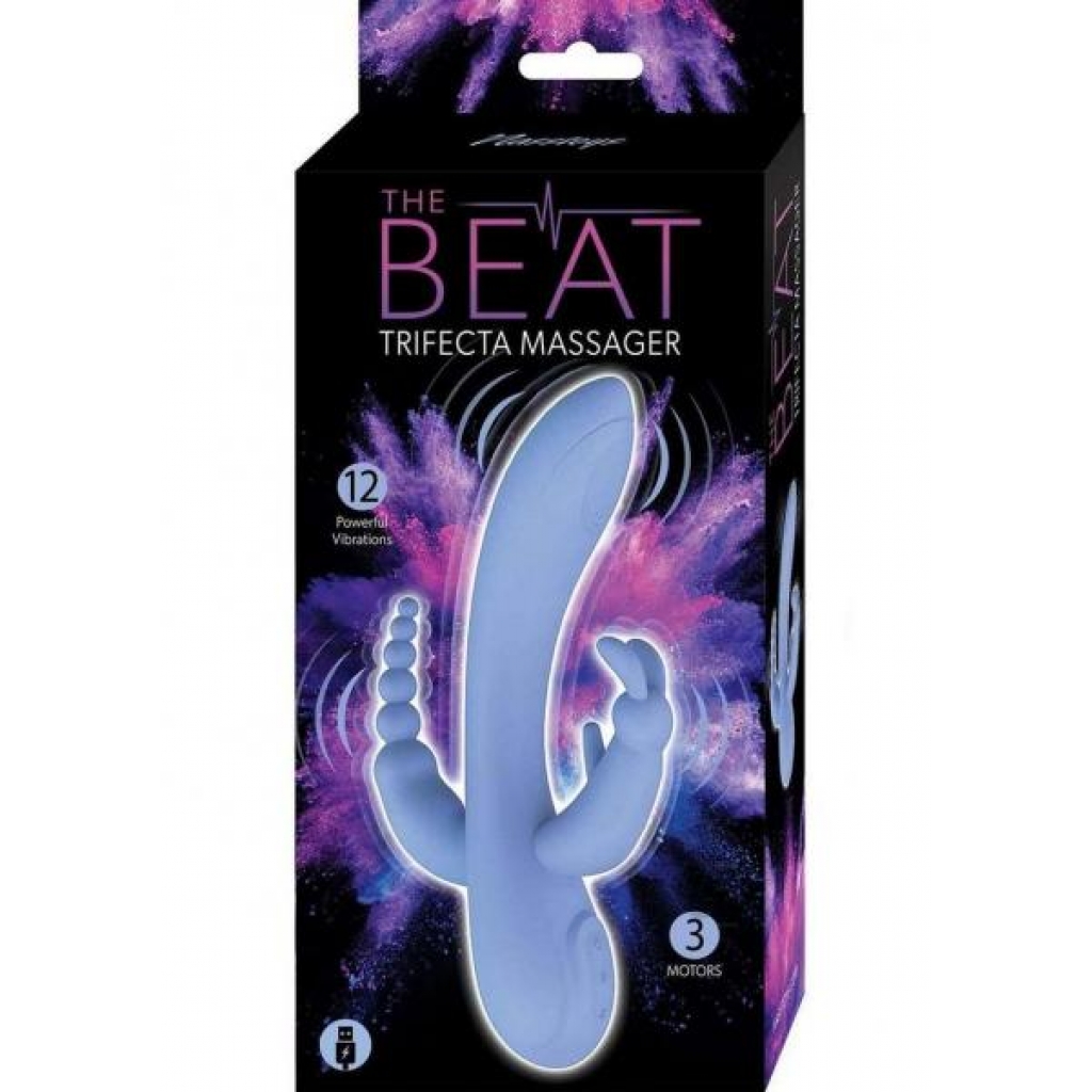 The Beat Trifecta Massager Violet - G-Spot Vibrators Clit Stimulators