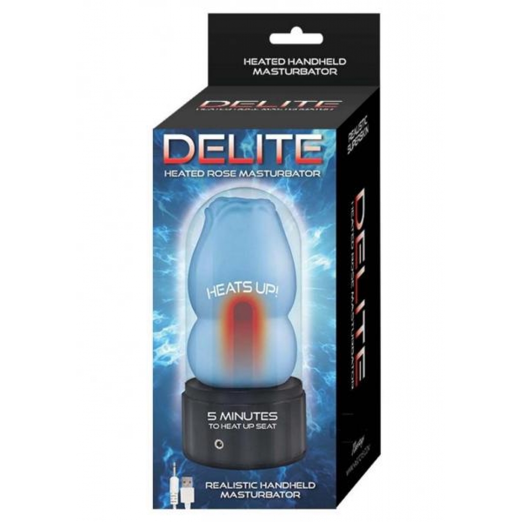 Delite Heated Rose Masturbator Blue - Fleshlight