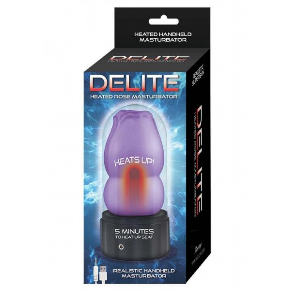 Delite Heated Rose Masturbator Purple - Fleshlight