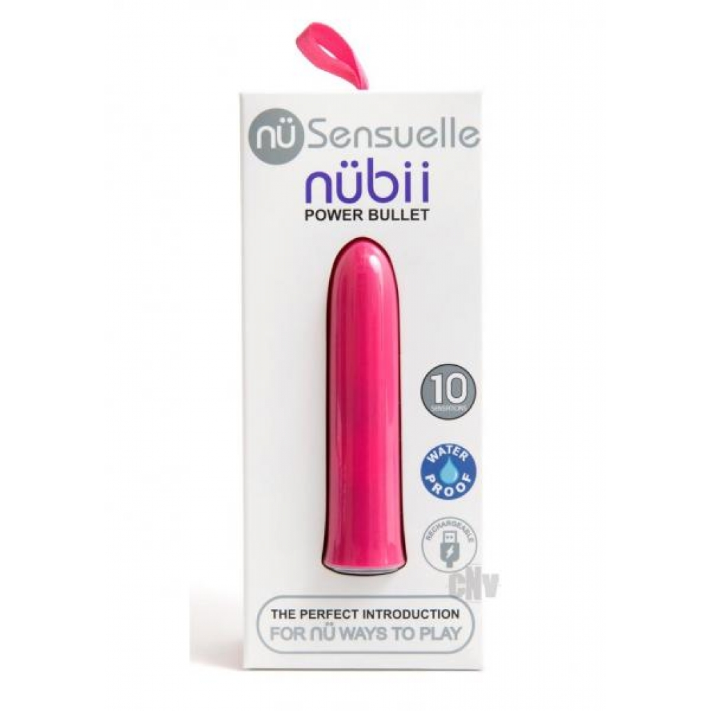 Sensuelle Nubii 15 Func Bullet Blush - Bullet Vibrators