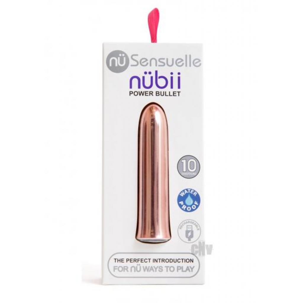 Sensuelle Nubii 15 Func Bullet Rose Gold - Bullet Vibrators