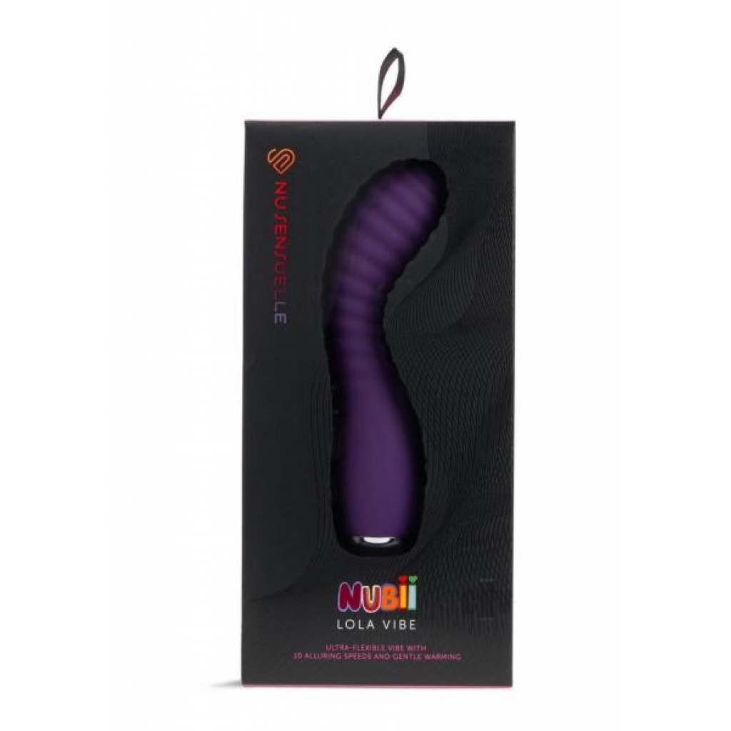 Sensuelle Lola Nubii Purple/silver - G-Spot Vibrators