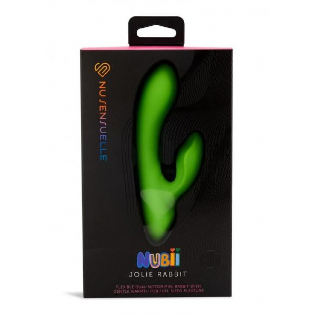 Sensuelle Jolie Nubii Lime Green - Rabbit Vibrators