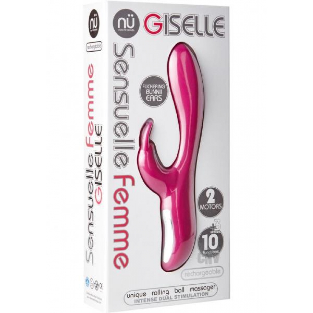 Sensuelle Giselle 10x Recharge Rabbit - Rabbit Vibrators