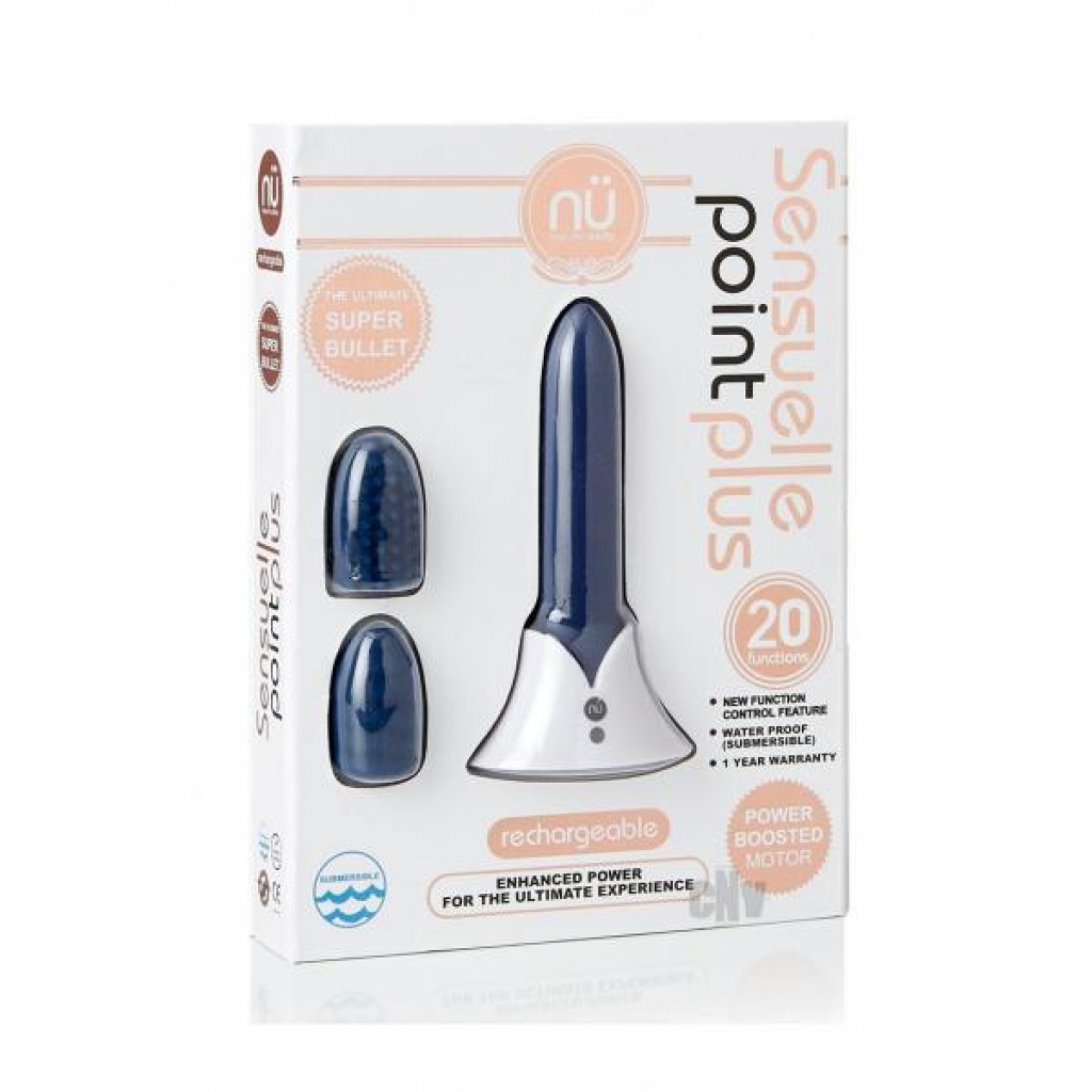 Sensuelle Point Plus 20x Bullet Nav Blue - Bullet Vibrators