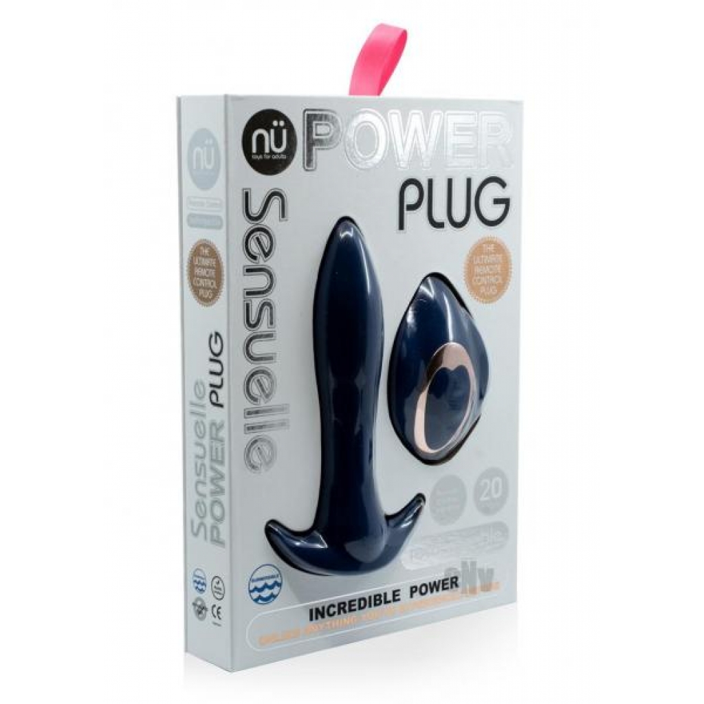 Sensuelle Power Plug Remote - Navy Blue