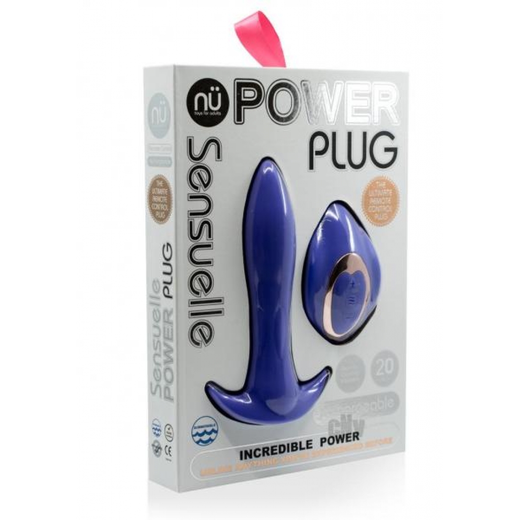 Sensuelle Power Plug Remote Ult Vio - Anal Plugs