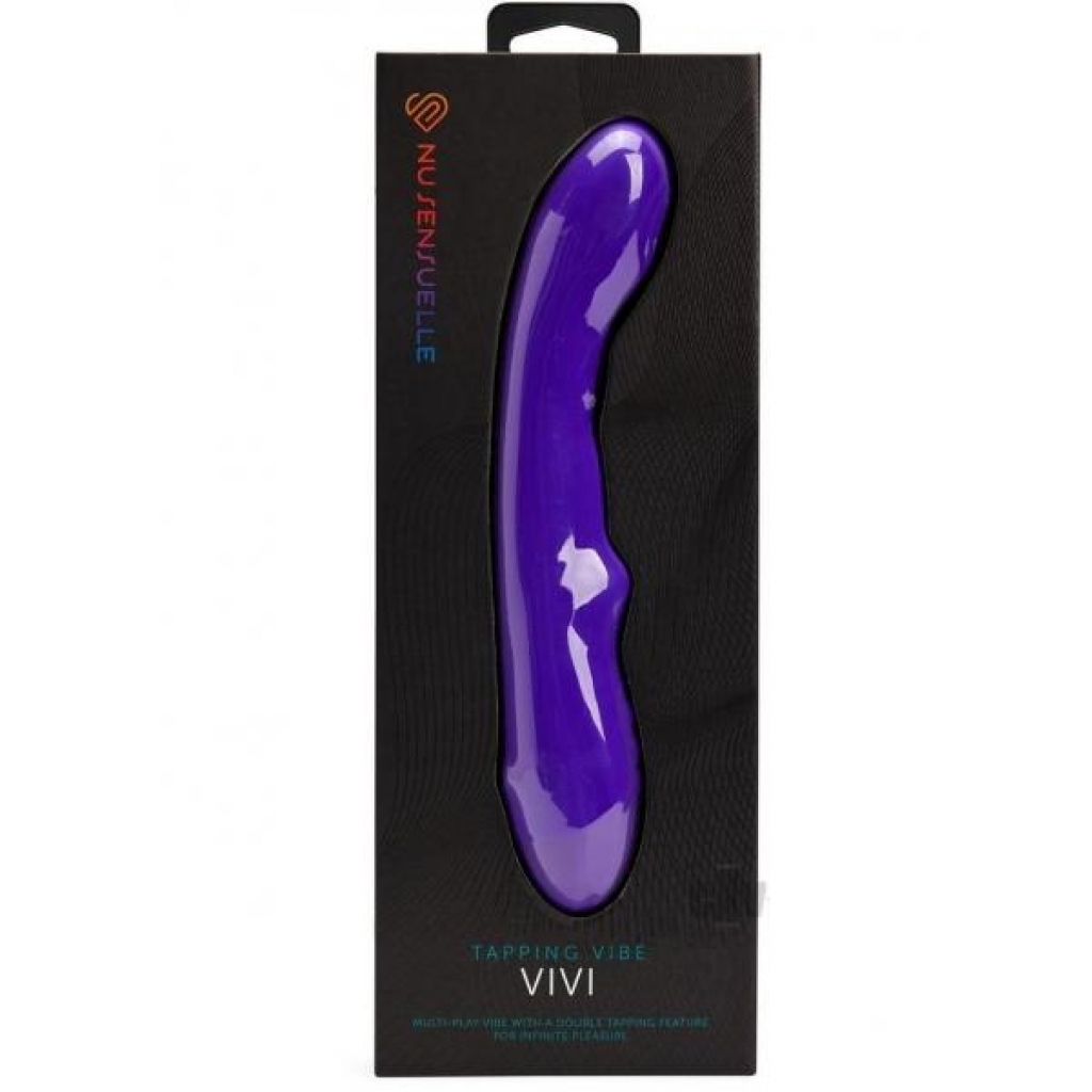 Sensuelle Vivi Dbl Tap Vibe Purple - G-Spot Vibrators