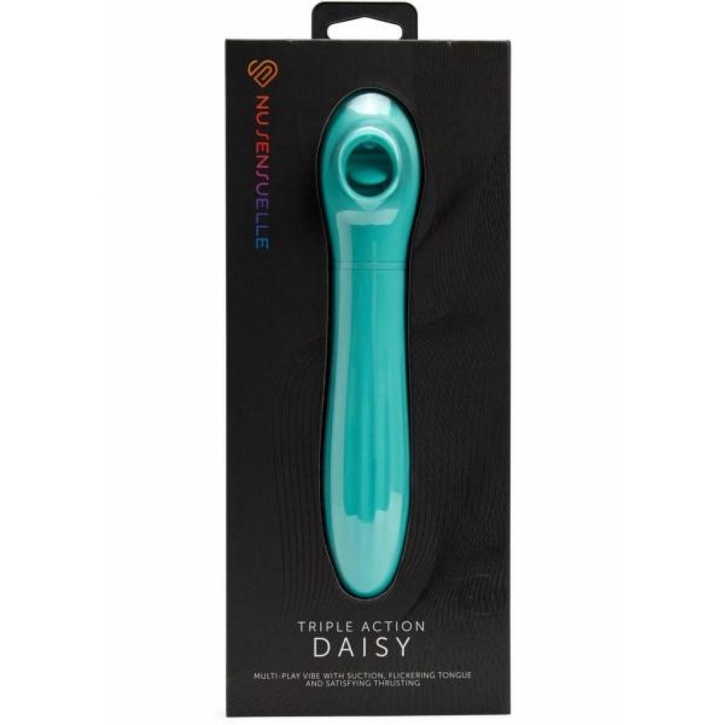 Sensuelle Daisy Triple Action Blue - Clit Suckers & Oral Suction