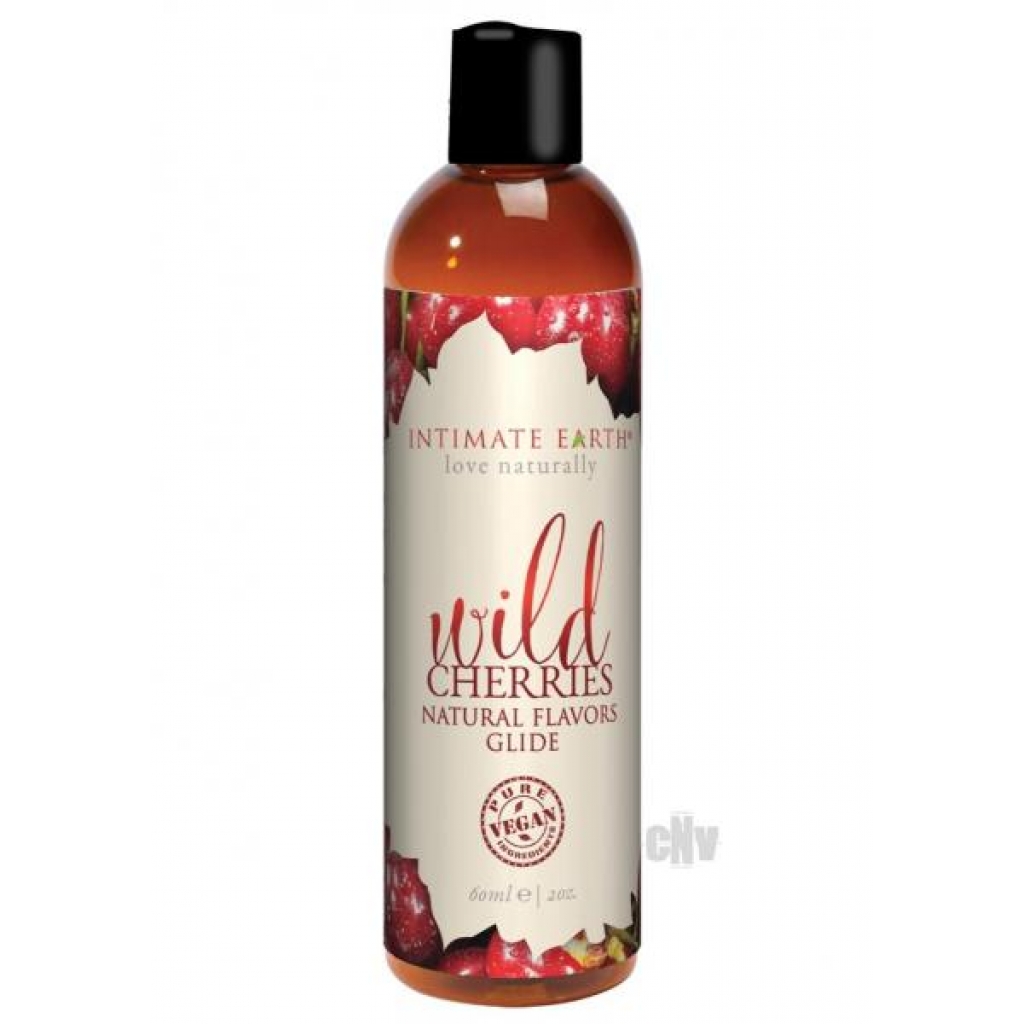 Intimate Earth Wild Cherries Pleasure Glide 2oz - Lubricants