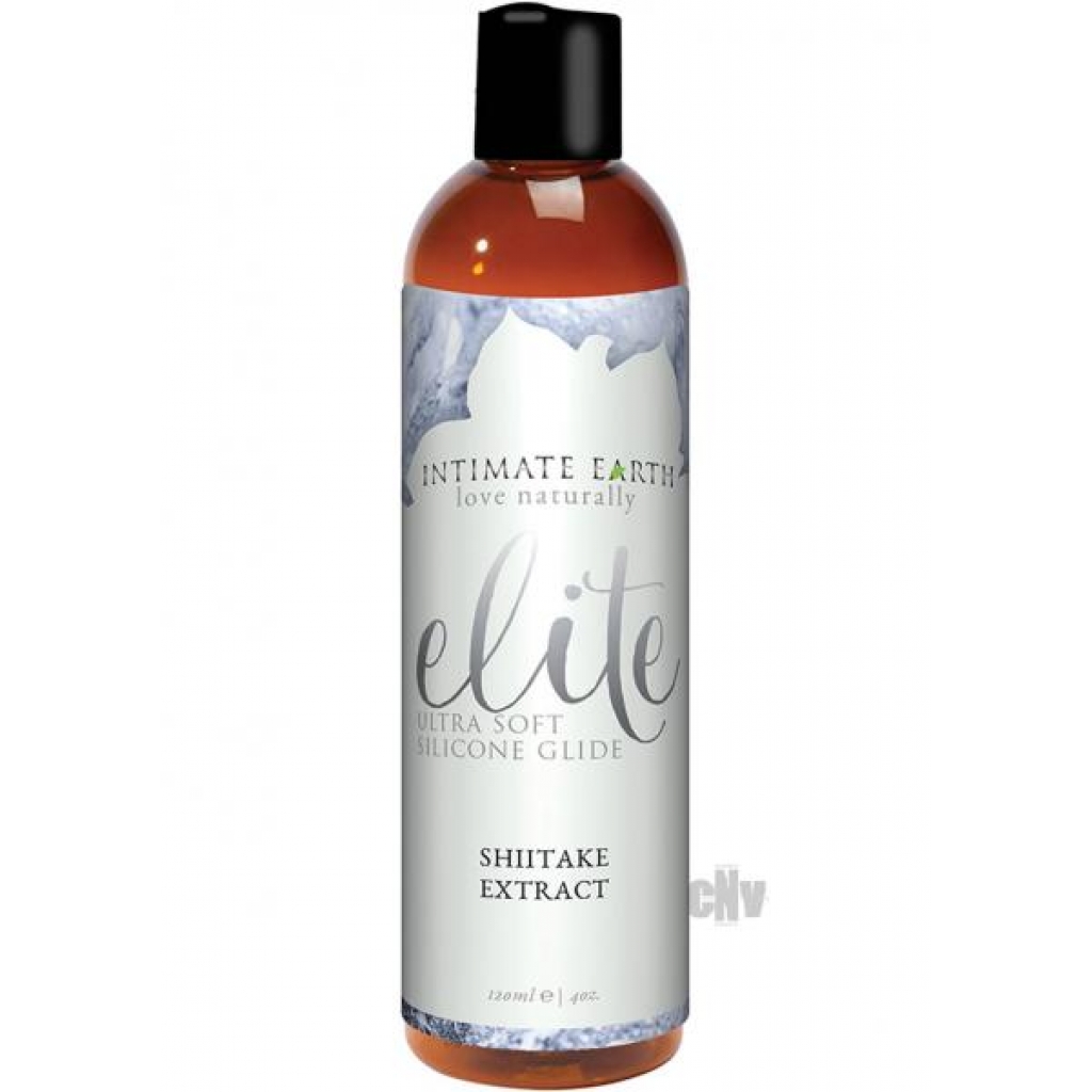 Intimate Earth Elite Shiitake Silicone Glide 4oz - Lubricants