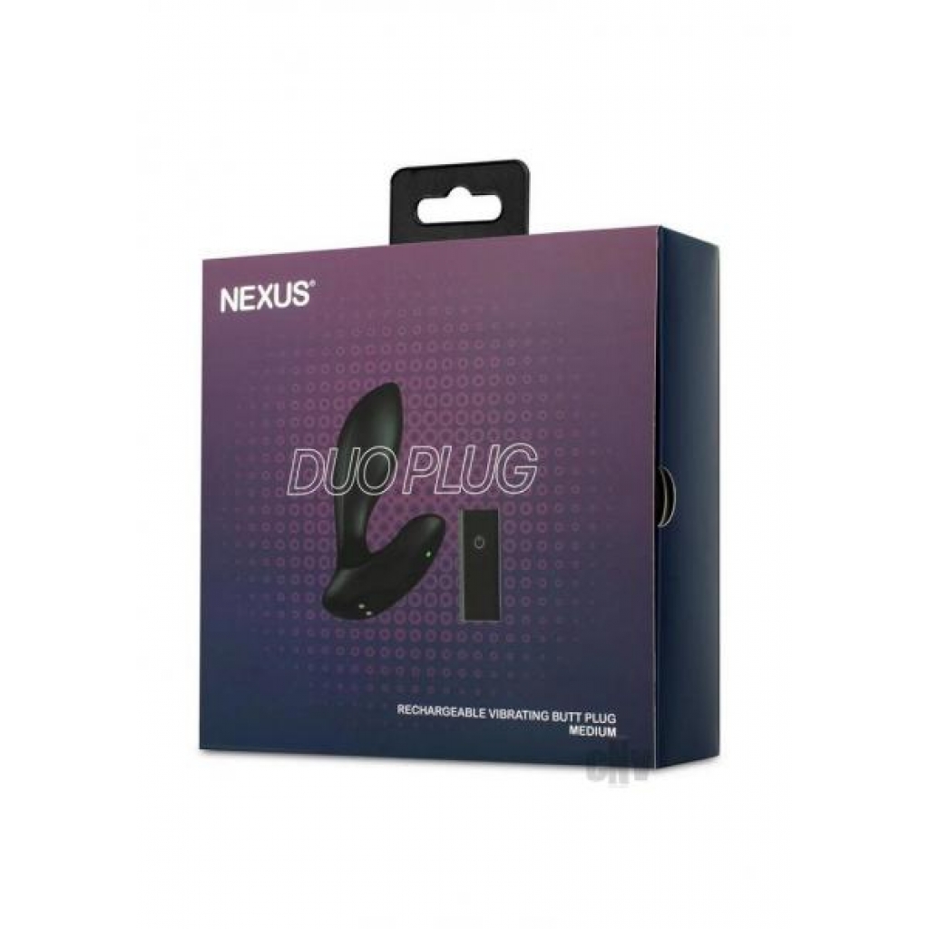 Nexus Duo Plug Md Black - Anal Plugs