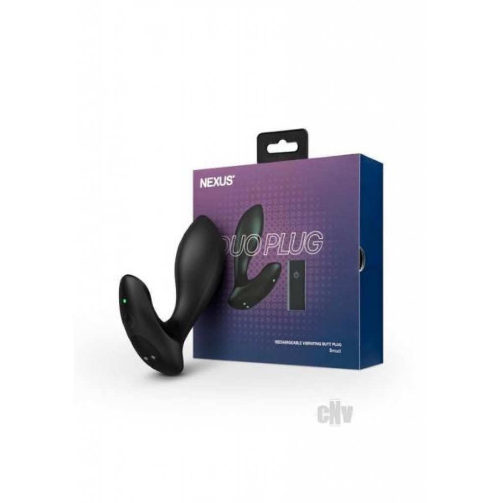 Duo Remote Beginner Plug Sm Black - Anal Plugs