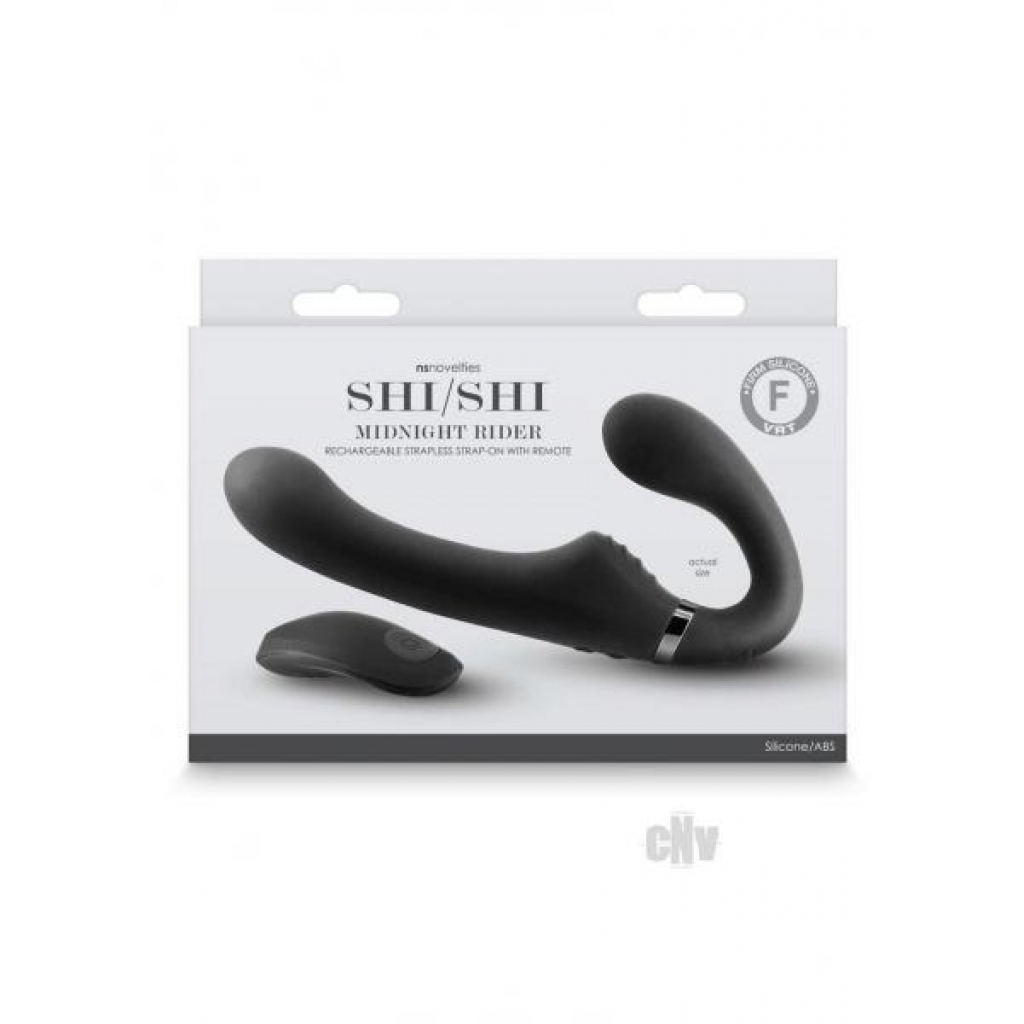 Shi Shi Midnight Rider Black - Strapless Strap-ons