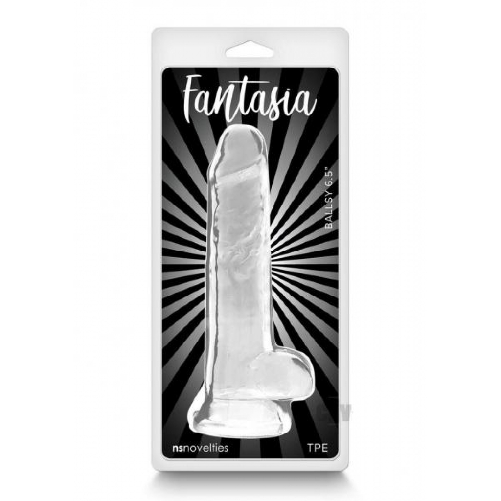 Fantasia Ballsy 6.5 Clear - Realistic Dildos & Dongs